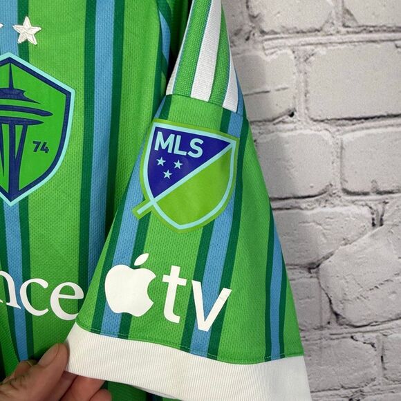 Seattle Sounders FC adidas 2024 The Anniversary Kit Authentic Jersey Size M - Picture 4 of 10